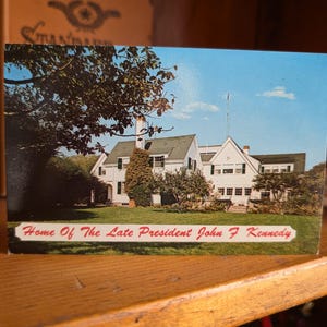 Cartolina postale inutilizzata della casa di John F. Kennedy, Cape Cod, Massachusetts