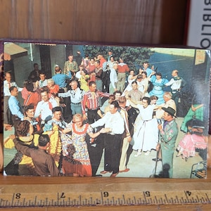 Postal de baile cuadrado sin usar, Osarks