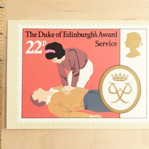Cartolina (servizio) del Premio del Duca di Edimburgo, inutilizzata, House of Questa, Londra, Inghilterra, Philip Sharland