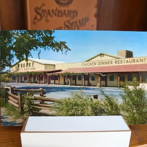 Unbenutzte Huhn Abendessen Restaurant Postkarte, Knotts Berry Farm, Buena Park, Kalifornien