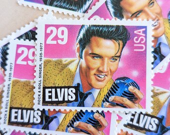 エルビス・プレスリー切手10枚、未使用の米国郵政公社（USPS）29セント
