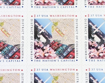 Sheet of 16 District of Columbia Unused US Stamps, 2003, 37 Cent Stamps