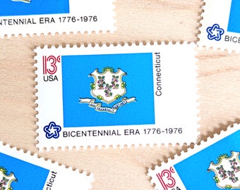 切手13 10xワシントン州旗1976年13セント未使用ヴィンテージ切手送料無料