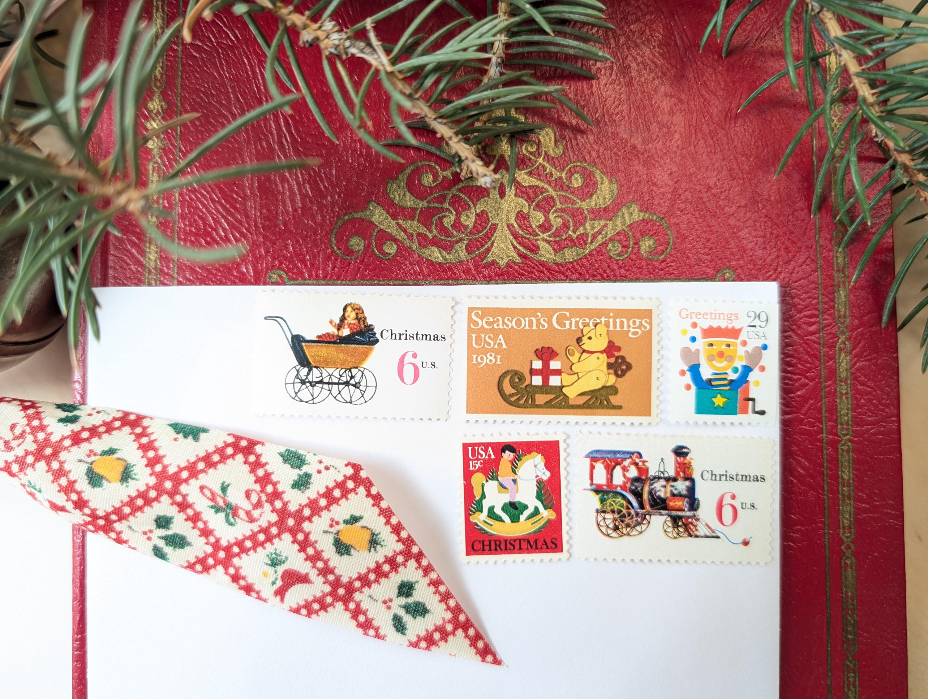 12 Christamas Greetings Stamps, 1993 Unused Postage Stamps, 29