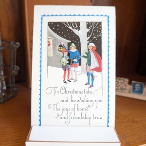 Postal navideña sin usar "Tis Christmastide"