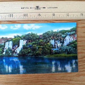 Unbenutzte Idaho Quartette Falls Postkarte, 1953 Wesley Andrews