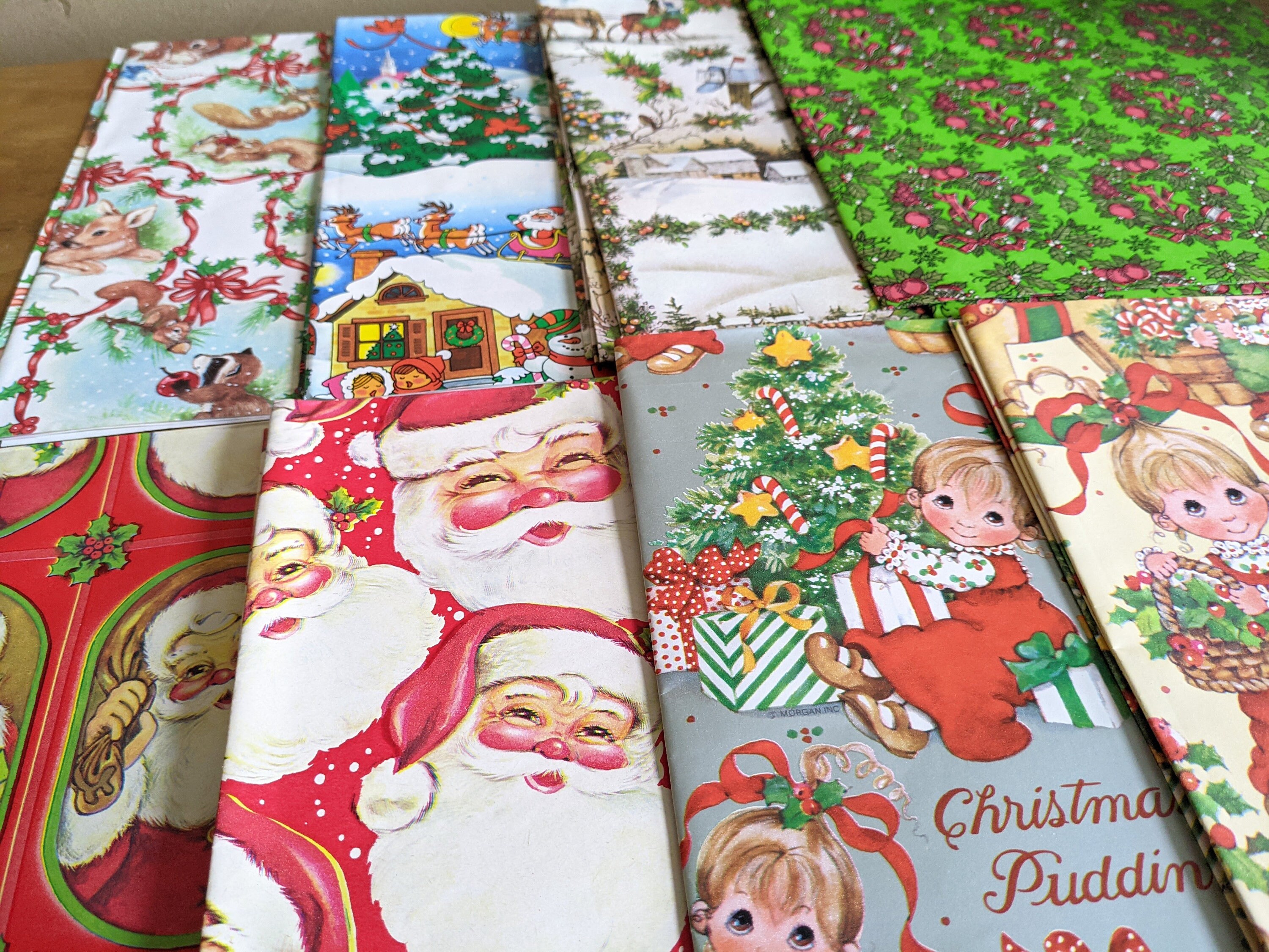 etsy christmas wrapping paper