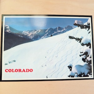 Carte postale Symphony on Skiis inutilisée, Denver, Colorado