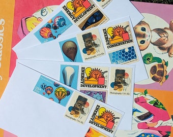 写真切手40枚セット、ヴィンテージ未使用USPS 15セント切手、1978年