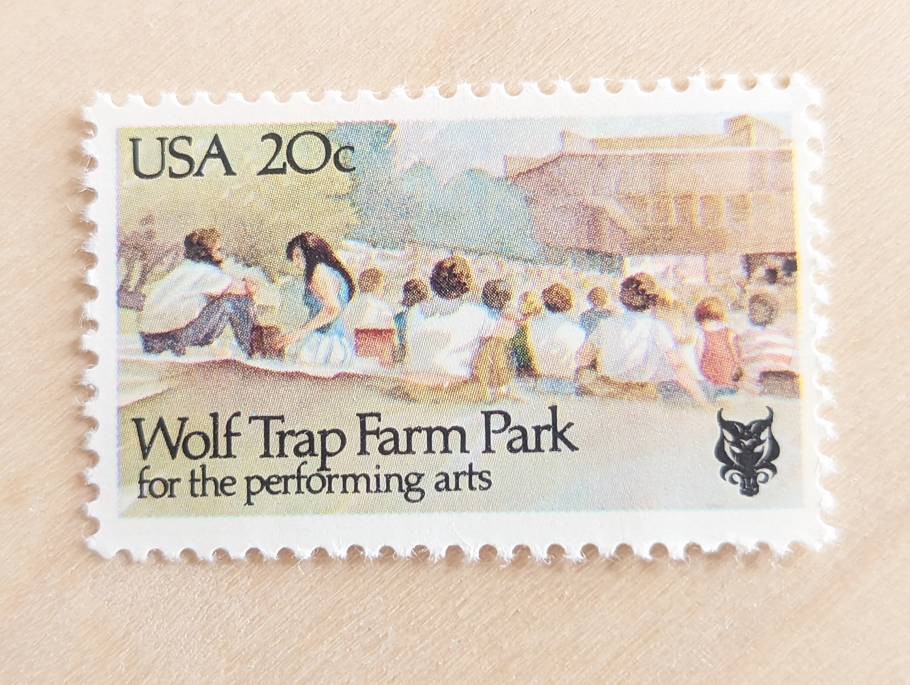 10 postzegels Wolf Trap Farm Park, 1982 ongebruikte postzegels, postzegels  van 20 cent, preforming arts, vintage verzamelpostzegels - Etsy Nederland