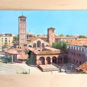 Carte postale Milano, Basilica Di S. Ambrogio, basilique Saint-Ambroise inutilisée