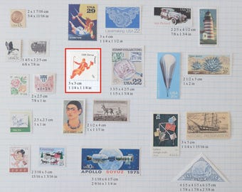 切手33 医療画像切手5枚、ヴィンテージ未使用USPS 33セント切手、1970年代の