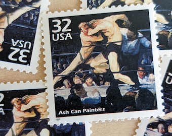 5 Ash Can Painters, 32 Cent, 1998, 1900s Celebrate the Century, Unused Postage Stamps, Dawn of 20th Century