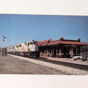 Cartão postal do trem do sul de Kansas City não utilizado