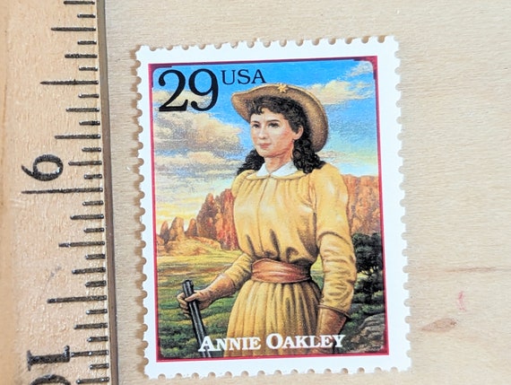 5 Annie Oakley Stamps, 1994 Unused Postage Stamps, 29 Cent Stamps