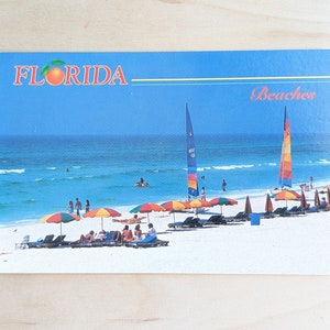 Unbenutzte Florida Beaches Postkarte, Die besten Strände sind in Florida, Seminole Postkarten