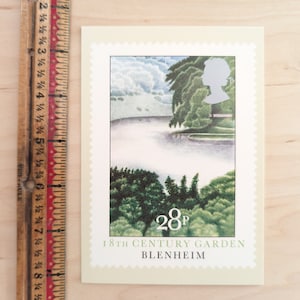 Unbenutzte British Gardens (Blenheim) Postkarte, The House of Questa, London, England
