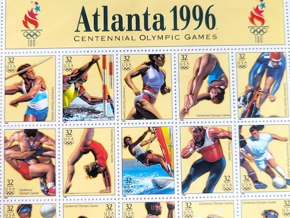 アトランタ1996年オリンピック100周年記念切手20枚セット