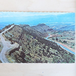 Cartão postal não utilizado da cidade de Colorado Canon, 1930 Kontinental Kards