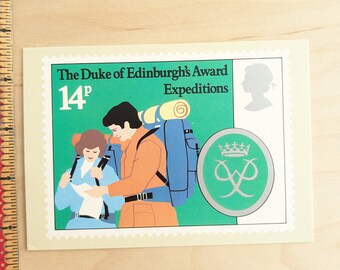 Unused The Duke of Edinburgh's Award (Expeditions) Postcard, House of Questa, London, England, Philip Sharland, Great Britain Stamp Postcard
