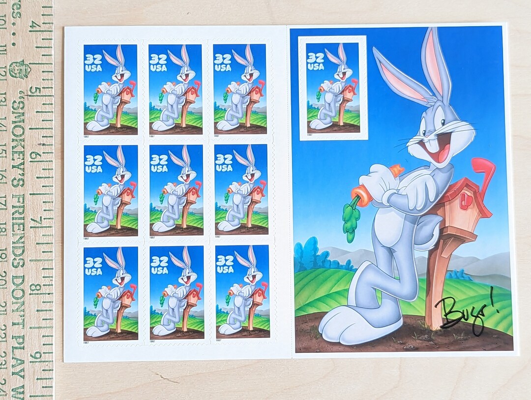 バッグスバニー 切手 シート USPS 32セント 1997年 未使用 il_1080xN.4590712735_ib8h.jpg