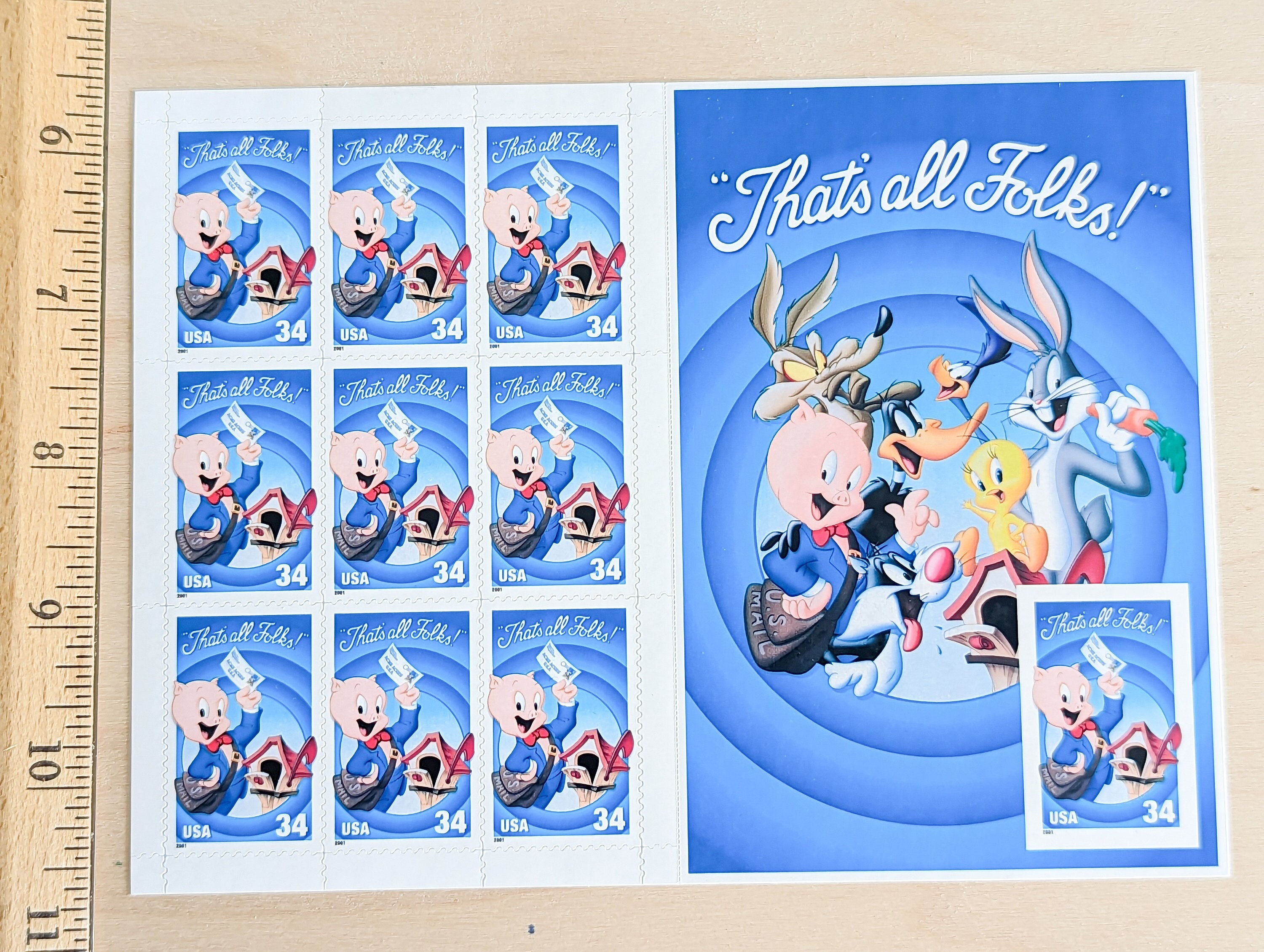 ポーキー・ピッグ「これでおしまい！」ルーニー・テューンズ 2000年 未