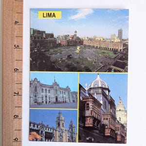 Unbenutzte Lima, Peru Postkarte