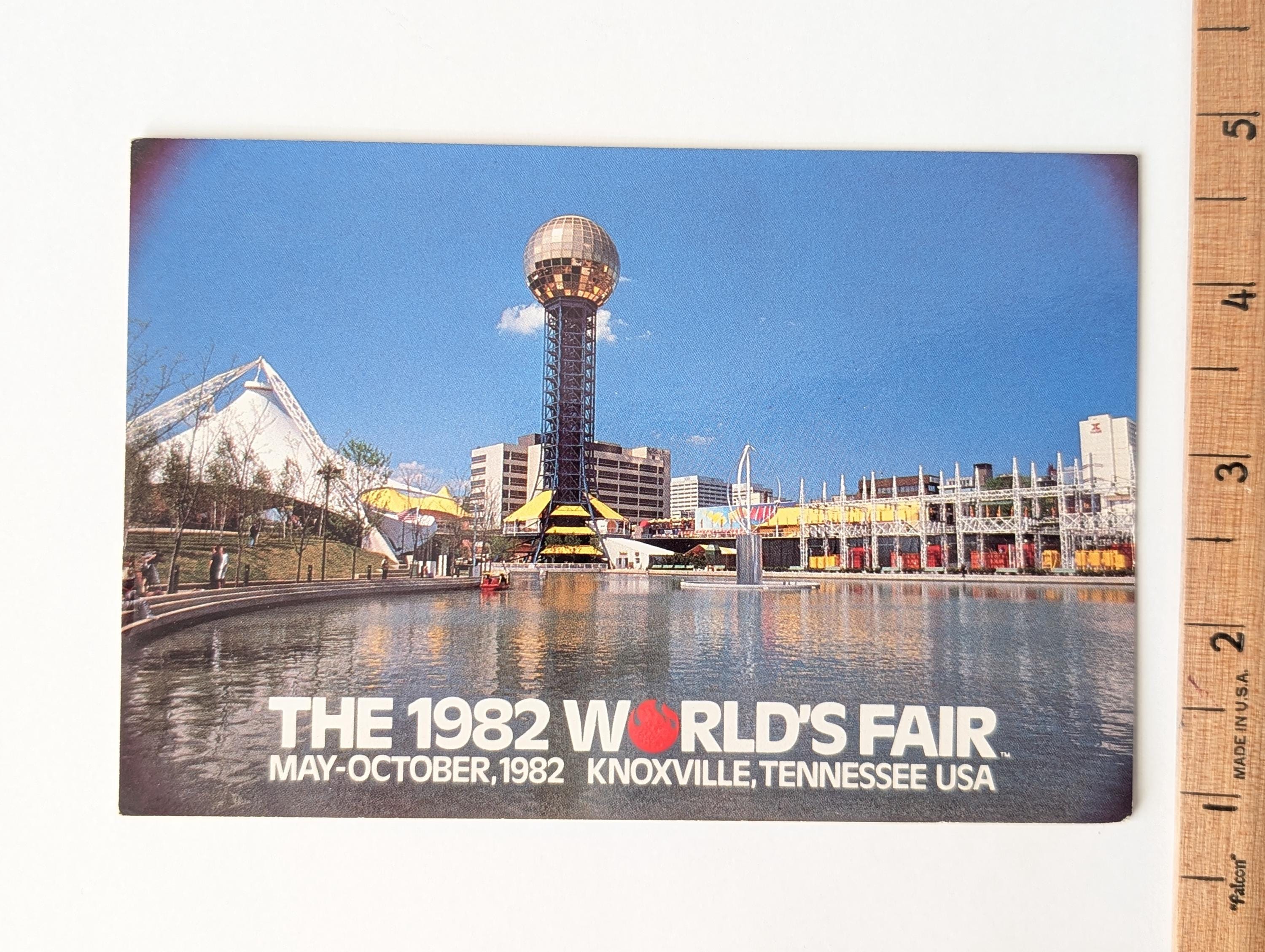 Unused Sunsphere the 1982 World's Fair Postcard, Knoxville