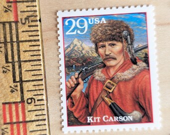 切手29 Legends Of The West First Issue Bill Picket Error .29 Postage