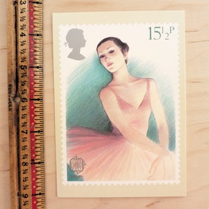 Carte postale inutilisée du British Theatre (Ballet), The House of Questa, Londres, Angleterre, Adrian George