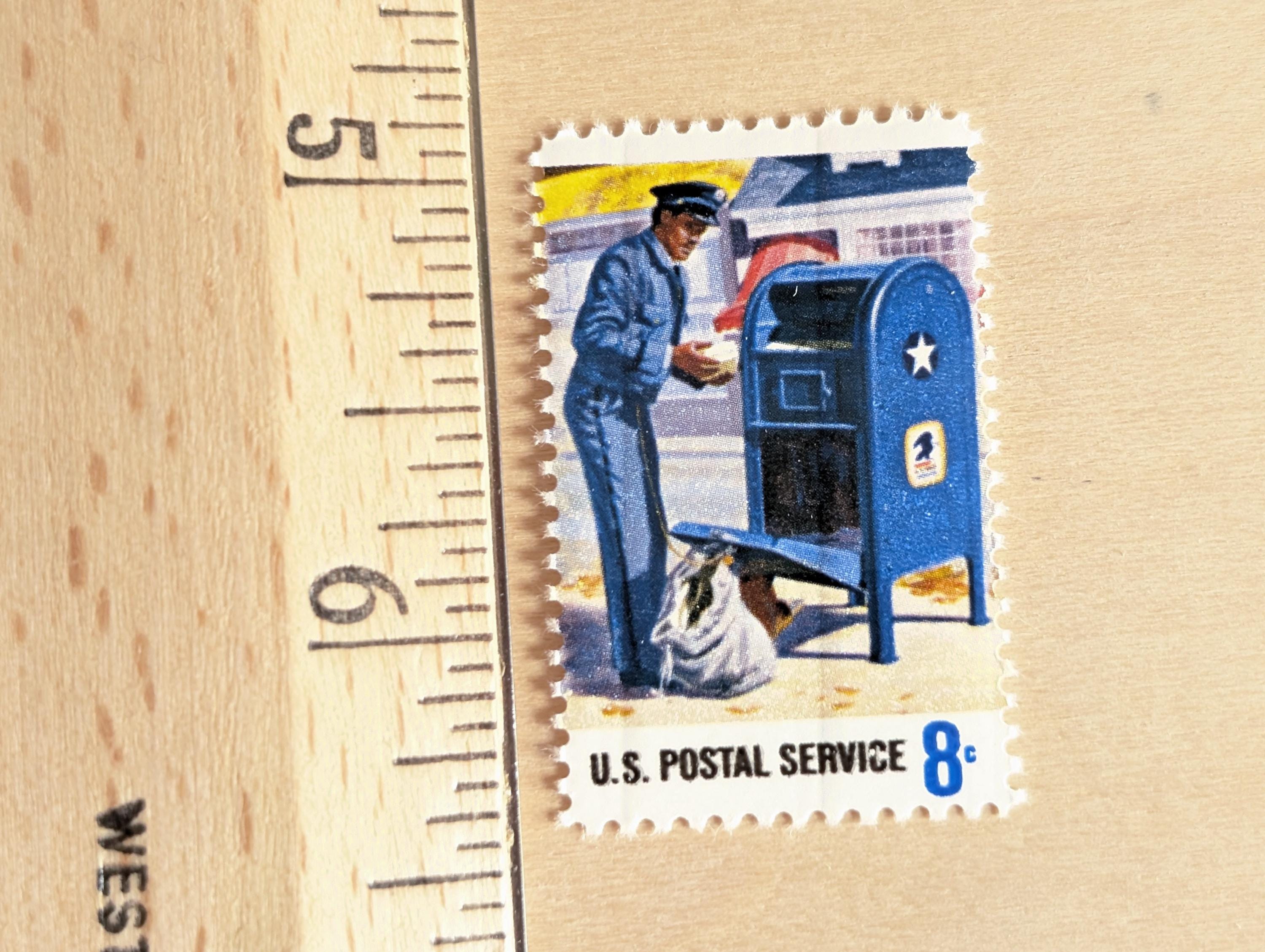 米国郵便公社切手10枚、ヴィンテージ未使用USPS 8セント切手、1973年