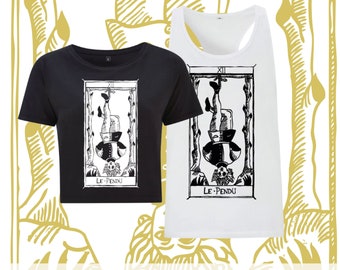 T-Shirt „Le Pendu Tarot de Marseille“ Tarotkarten „Der Gehängte“