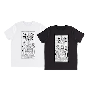 T-shirt Tarot de Marseille VI L'Amoureux Maglietta cotone biologico pettinato Carte dei Tarocchi Arcani Maggiori GLI AMANTI Marsigliesi