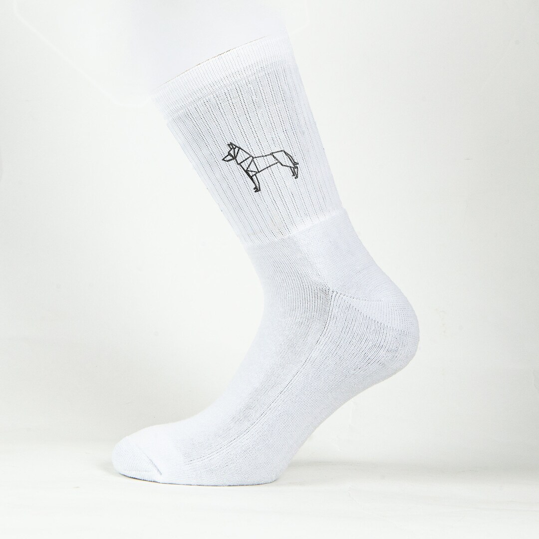 Calze Spugna calzini stampa origami BELGIAN MALINOIS cane pastore