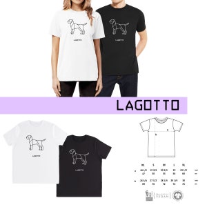 T-shirt unisex ORIGAMI dog German Shepherd, Golden retriver, Toy poodle, Collie, Spitz, Pitbull, Irish setter, Lagotto, Labrador LAGOTTO