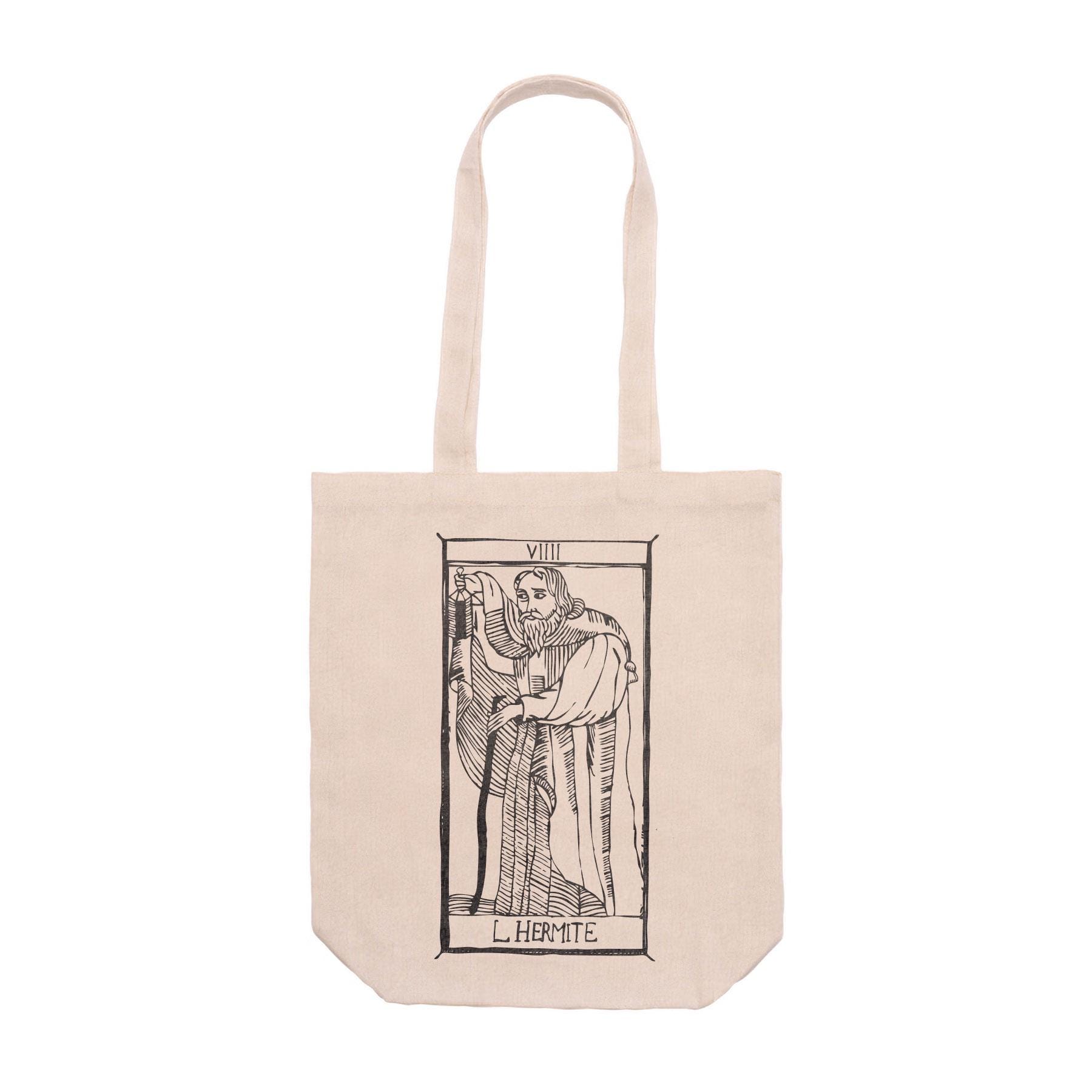 GUNMANTOR The Fool Tarot The Fool Tarot Card Borsa Della Spesa Beige Riutilizzabile Durevole Ecologico Reusable Shopping Bag
