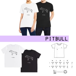 T-shirt unisex ORIGAMI dog German Shepherd, Golden retriver, Toy poodle, Collie, Spitz, Pitbull, Irish setter, Lagotto, Labrador PITBULL
