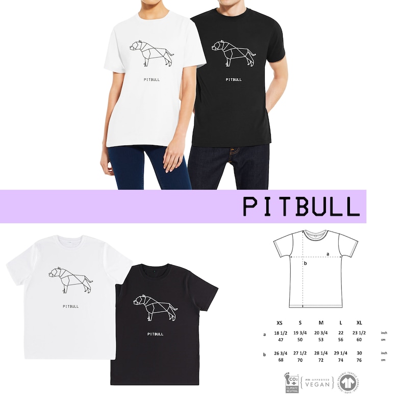 T-shirt unisex ORIGAMI dog German Shepherd, Golden retriver, Toy poodle, Collie, Spitz, Pitbull, Irish setter, Lagotto, Labrador PITBULL