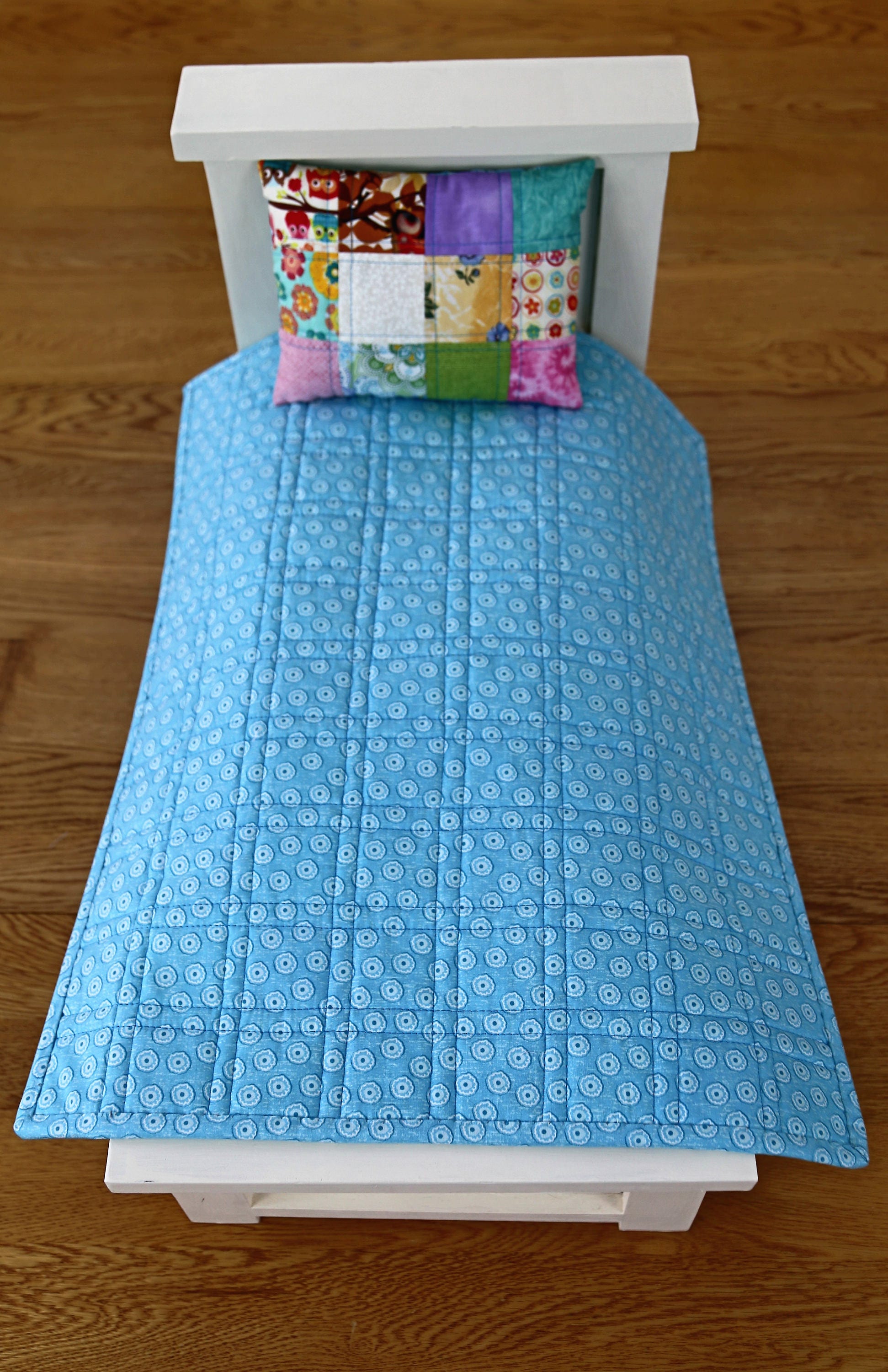 18 Inch Doll Bedding Handmade Patchwork Doll Quilt Doll Etsy Canada