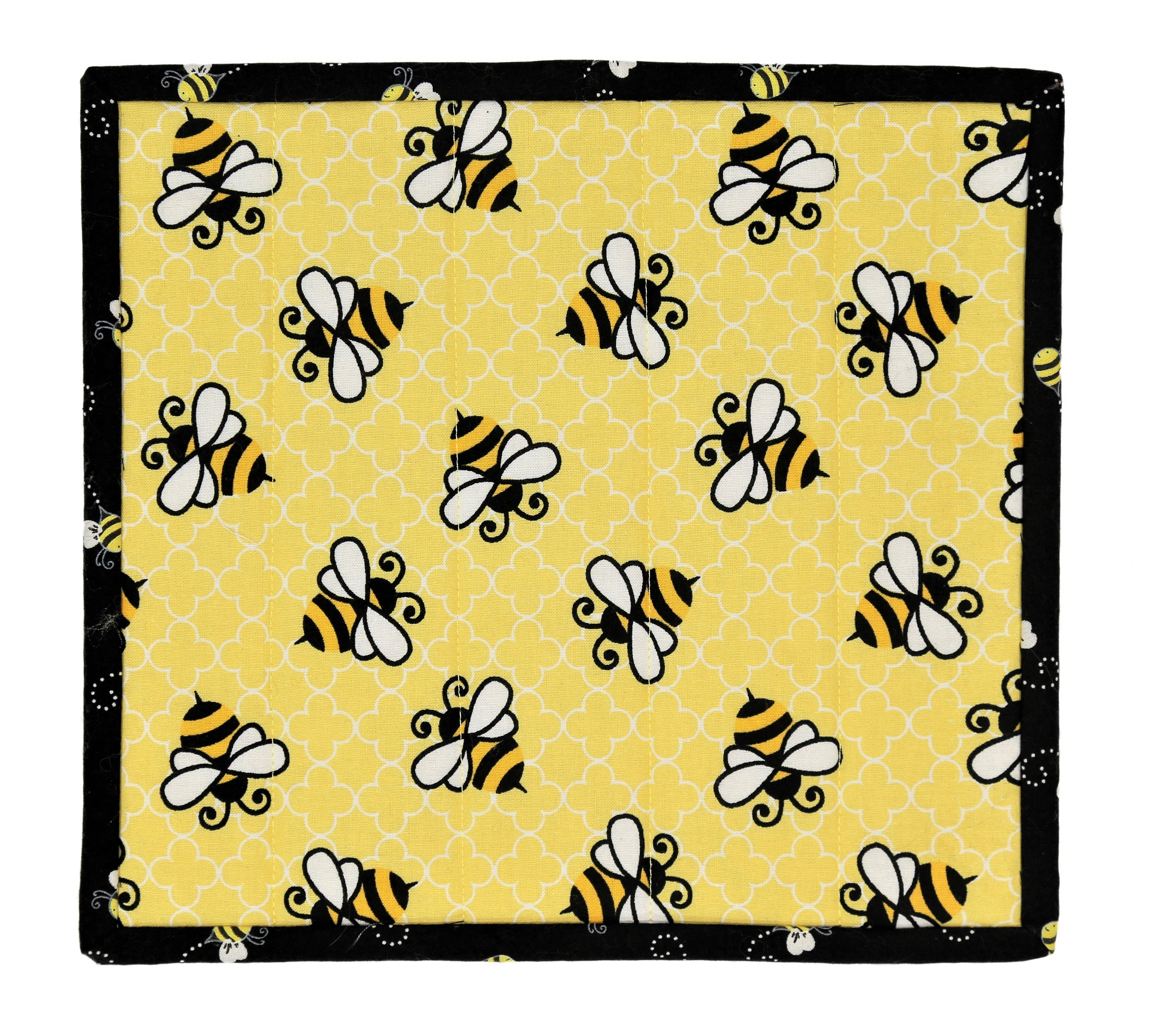 Bee Mug Rug Bumblebee Desk Mat Farmhouse Kitchen Tiered Tray Etsy