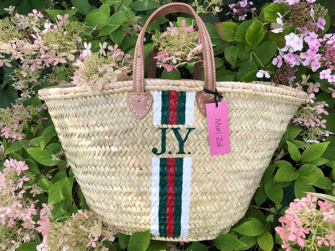 personalised beach basket