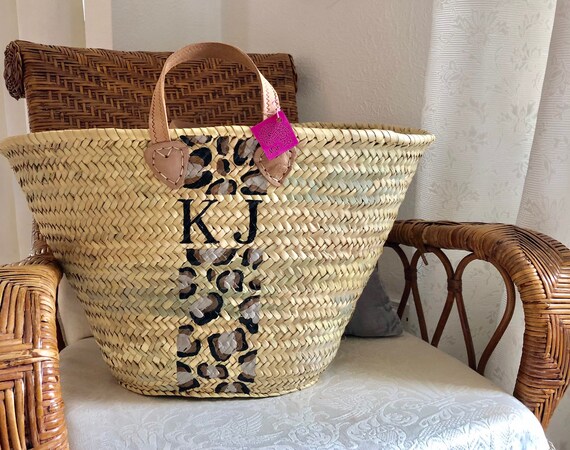 personalised beach basket