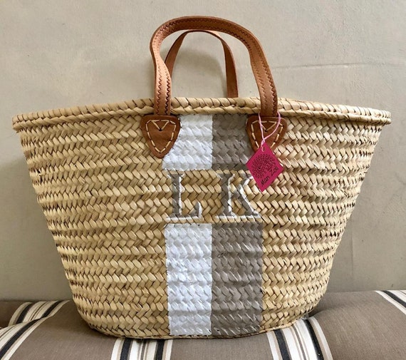 personalised beach basket