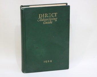 1929 The Dartnell Direct Advertising Guide J.C Aspley - Green hardcover book