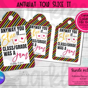 Anyway You Slice it | Teacher Gift Tag | Teacher Appreciation | Appreciation Tag | Teacher Appreciation Week | School PTA | PRINTABLE