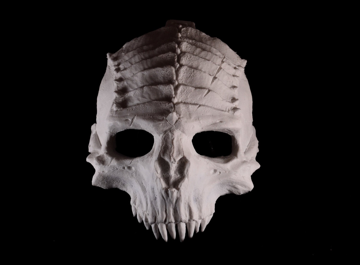 Mask Half Halloween Costume Creepy Skull -