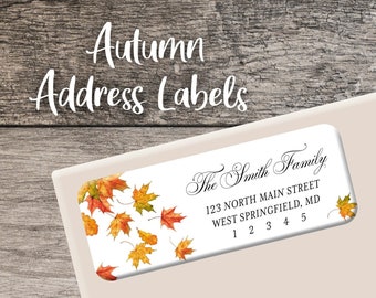 Hand-drawn Botanical Leaves Custom Return Address Rubber Stamp | Zazzle