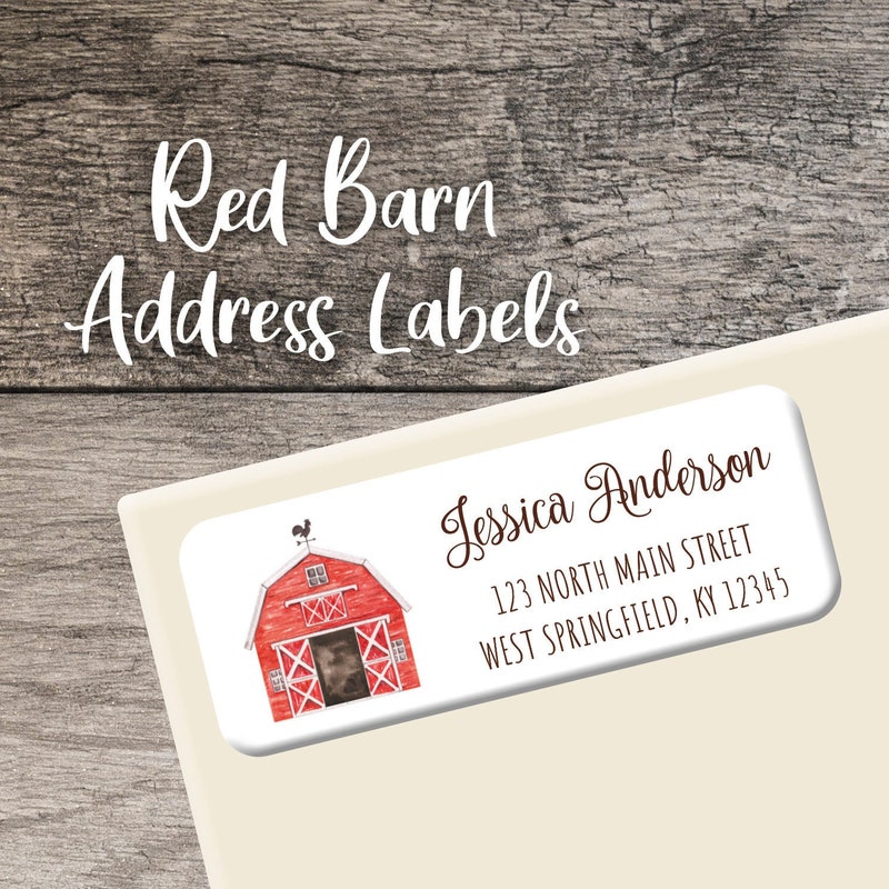 Red Barn - Etsy