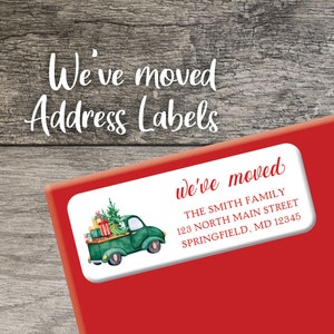 Stickers, Labels & Tags We've Moved Return Address Labels ...