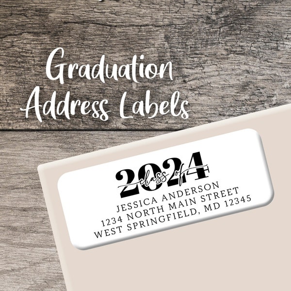 College Return Address Labels Etsy